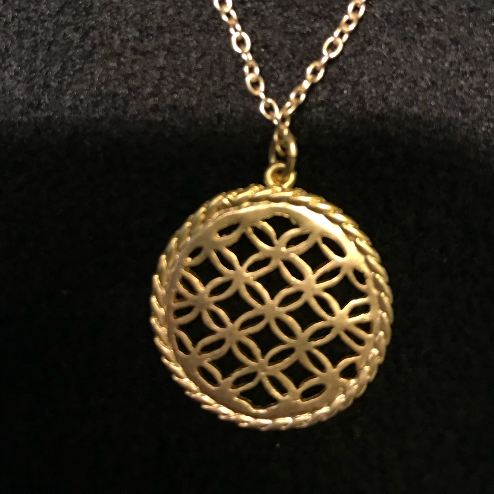 Double Necklace w/ Matching Earrings